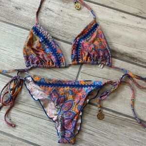 Luli Fama Multicolor Paisley Bikini